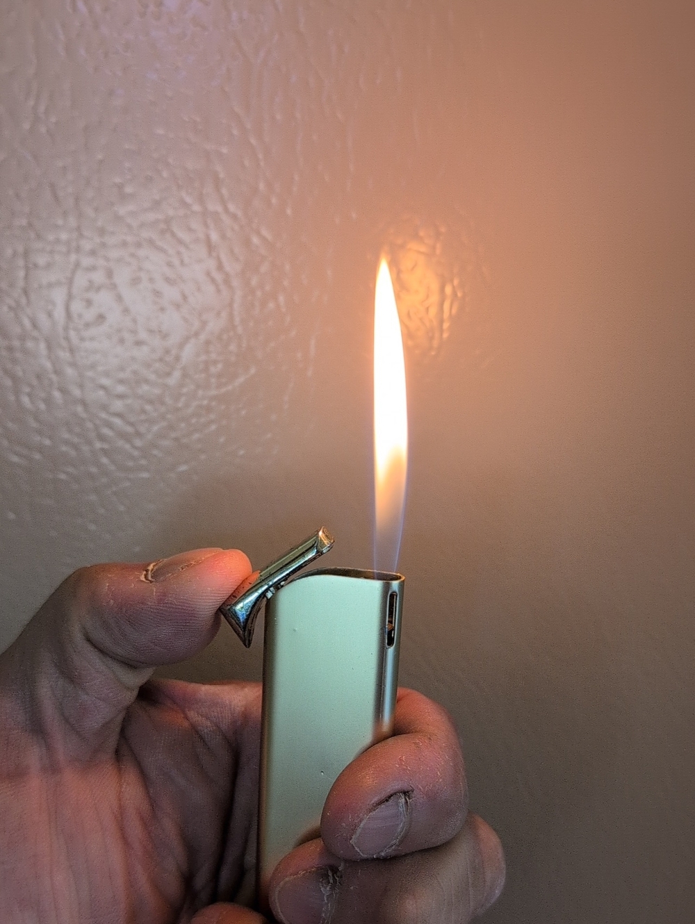 Vintage Cigarette Case Butterfly Design With Working Lighter Inside 1950s - Picture 7 of 7